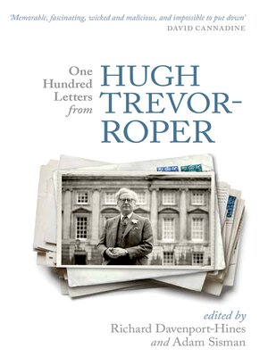 cover image of One Hundred Letters From Hugh Trevor-Roper